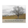 Late Fall - The Barren Hillside Post Card