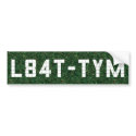 Late for Tee Time? bumper stickers