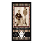 Lathrum Plaid Holiday Traditions Photo Card Template
