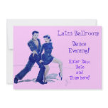 Latin Ballroom Dancing invitations