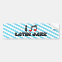 Latin Jazz Bumper Stickers