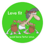 Latin: Leve fit... stickers