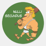 Latin: Nulli secundus Stickers