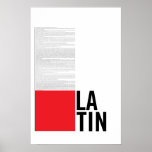 Latin posters