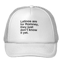 Latinos are for Romney.png Trucker Hat