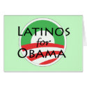 Latinos for Obama cards