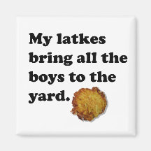 Latkes Fridge Magnet