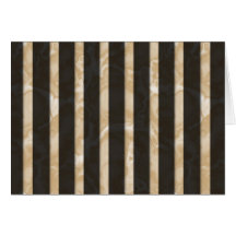 Latte Stripes Greeting Card