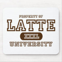 Latte University mousepads