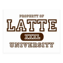 Latte University postcards