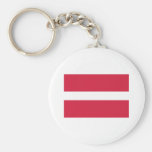 Latvia flag keychain