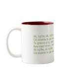 Latvian Christmas tree mug