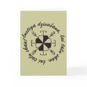 Latvian greeting card