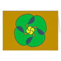 Lauburu Baskenkreuz Basque cross Karte