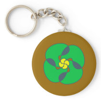 Lauburu Baskenkreuz Basque cross Schlüsselband