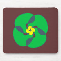 Lauburu Baskenkreuz Basque cross Mousepad