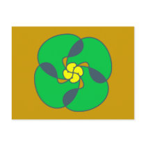 Lauburu Baskenkreuz Basque cross Postkarte