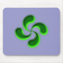 lauburu baskisches Kreuz basque cross Mousepad