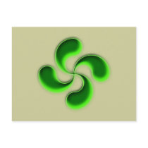 lauburu baskisches Kreuz basque cross Postkarten