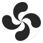 lauburu croix basque cross sticker
