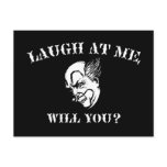 Laugh At Me, Will You? postcards