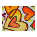 Laugh Hearts Crossing Postcard