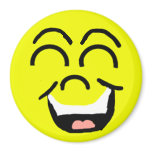 Laughing face Magnet
