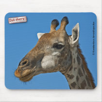 Laughing Giraffe mousepads