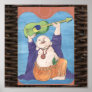 Laughing Guitar God Print