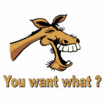 Laughing Horse - You Want What? photo sculptures