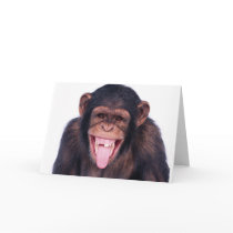 Laughing Monkey Greeting Cards