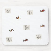 laughing mouse mat