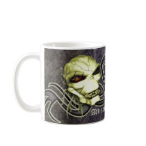 Laughing Skull Custom Text Mugs