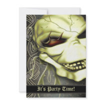 Laughing Skull Medium Invitation