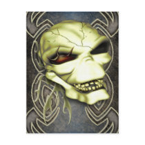 Laughing Skull Postcard