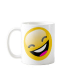 LAUGHING SMILEY FACE mugs