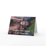 "Laughter "  blank card