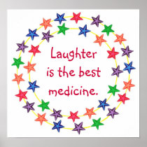 Laughter is the best medicine Colourful Star poste
