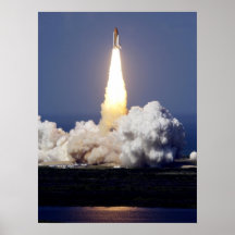 Launch of Space Shuttle Atlantis (STS-110) Posters