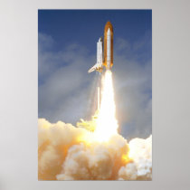 Launch of Space Shuttle Atlantis (STS-115) Poster