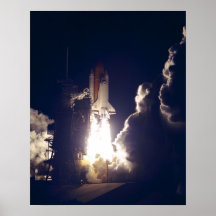Launch of Space Shuttle Atlantis (STS-86) Print