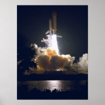 Launch of Space Shuttle Discovery (STS-63) Print
