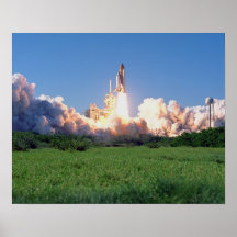 Launch of Space Shuttle Discovery (STS-95) Posters