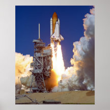 Launch of Space Shuttle Discovery (STS-95) Print