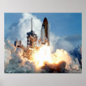Launch of Space Shuttle STS-106 posters