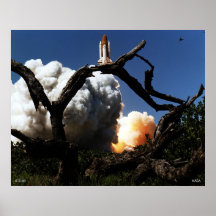 Launch of Space Shuttle STS-83 Print