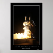Launch of the Spitzer Infrared Space Telescope Poster