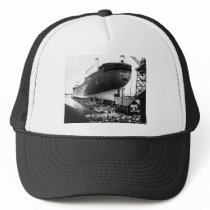 Launching of the Edmund Fitzgerald  6-8-1958 (#1) Mesh Hats