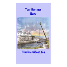 'Launching' Profile Card Business Card