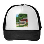 Laundry Hanging on Line Hats